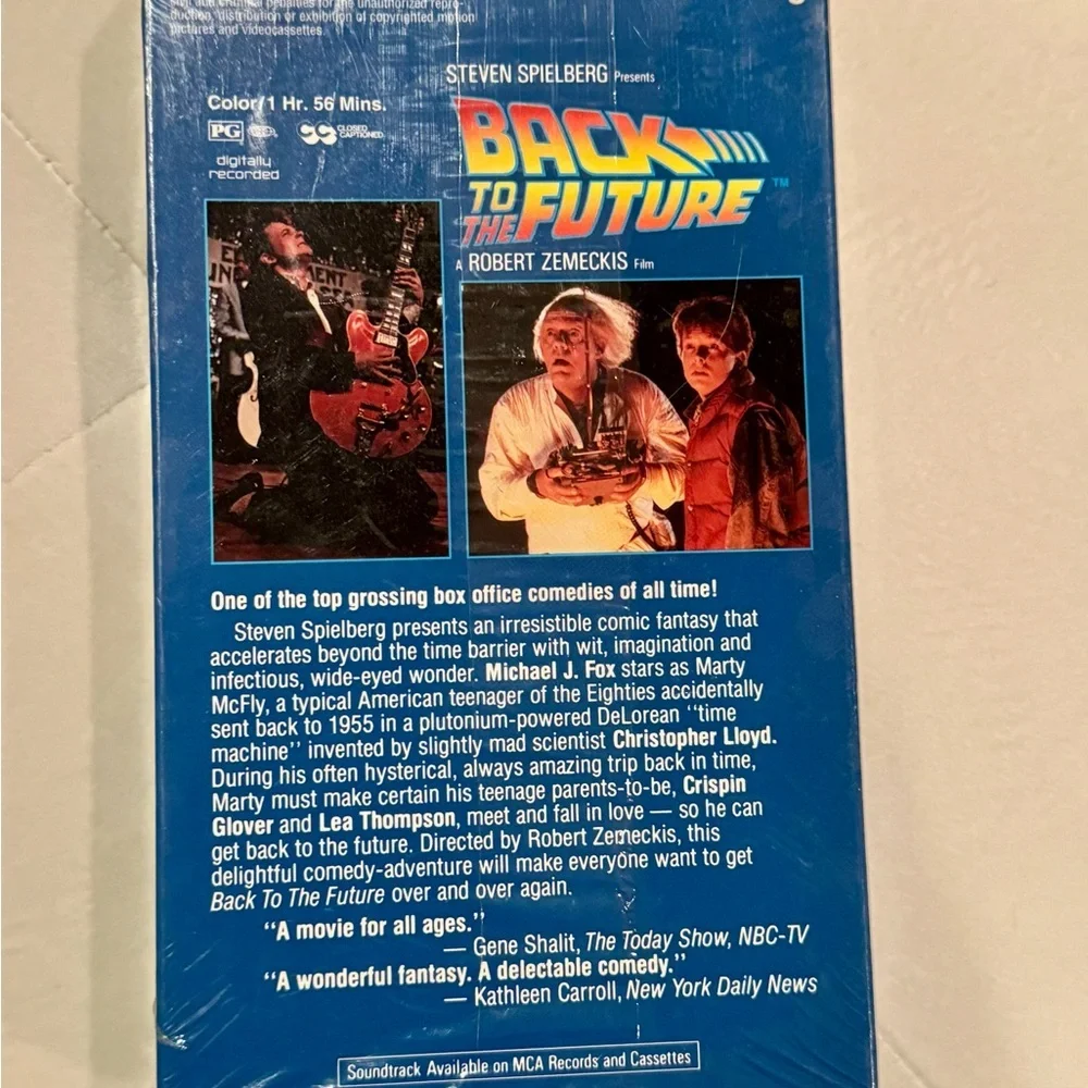 Sealed Back To The Future McDonald's Promo Video Cassette 1994 MCA Home Video